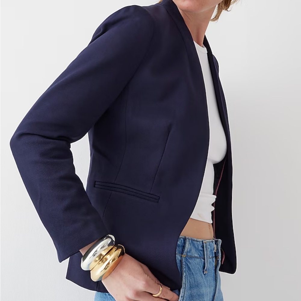 J Crew Going Out Blazer Navy 10